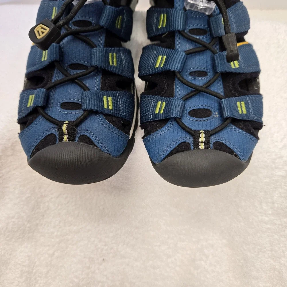 Keen Newport Neo H2 Waterproof Youth Size 2 Navy/Green Black Hiking Outdoor Shoe